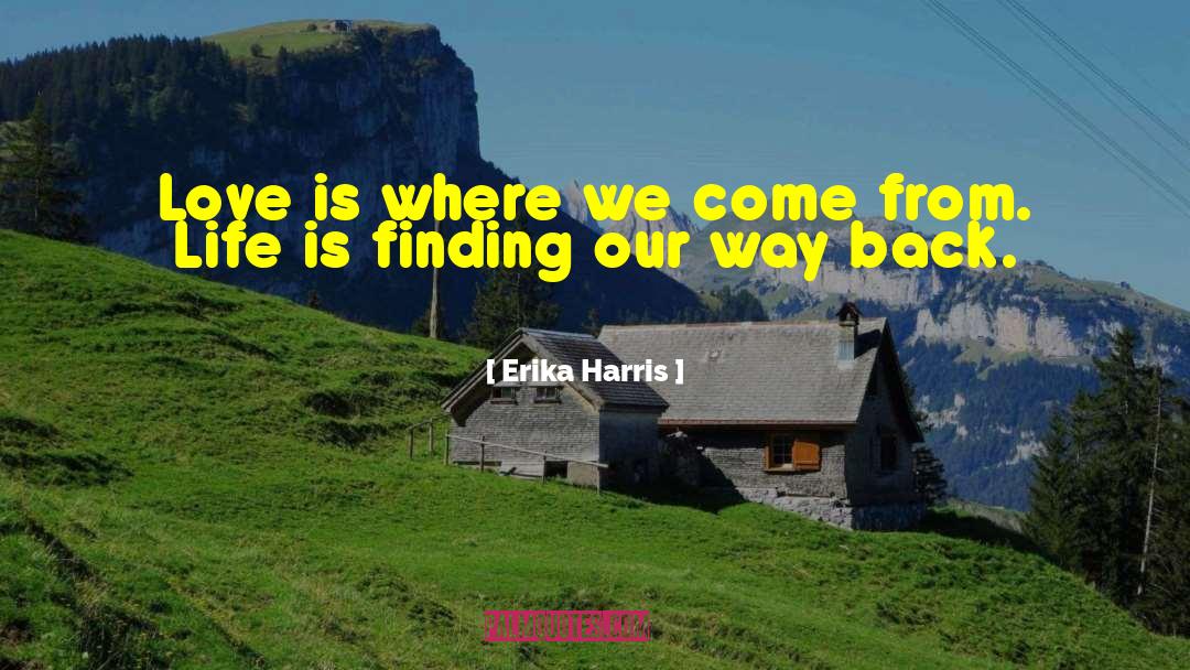 Where We Come quotes by Erika Harris