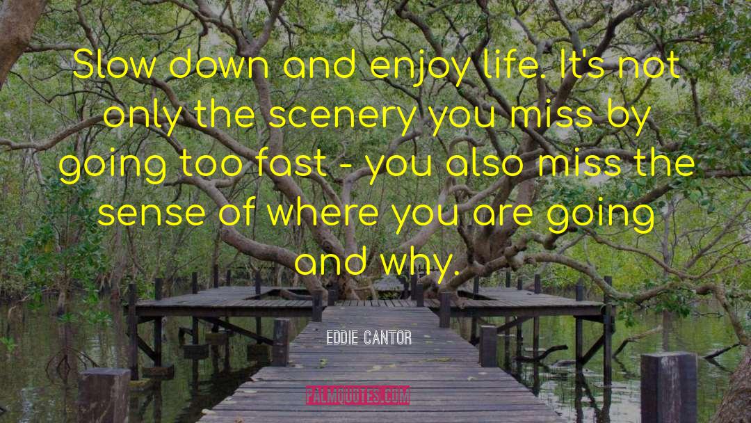 Where You Are Going quotes by Eddie Cantor