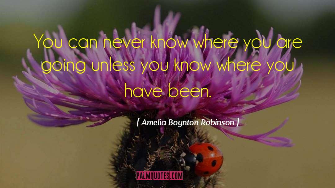 Where You Are Going quotes by Amelia Boynton Robinson