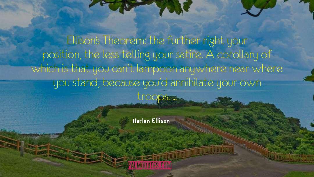 Where You Stand quotes by Harlan Ellison