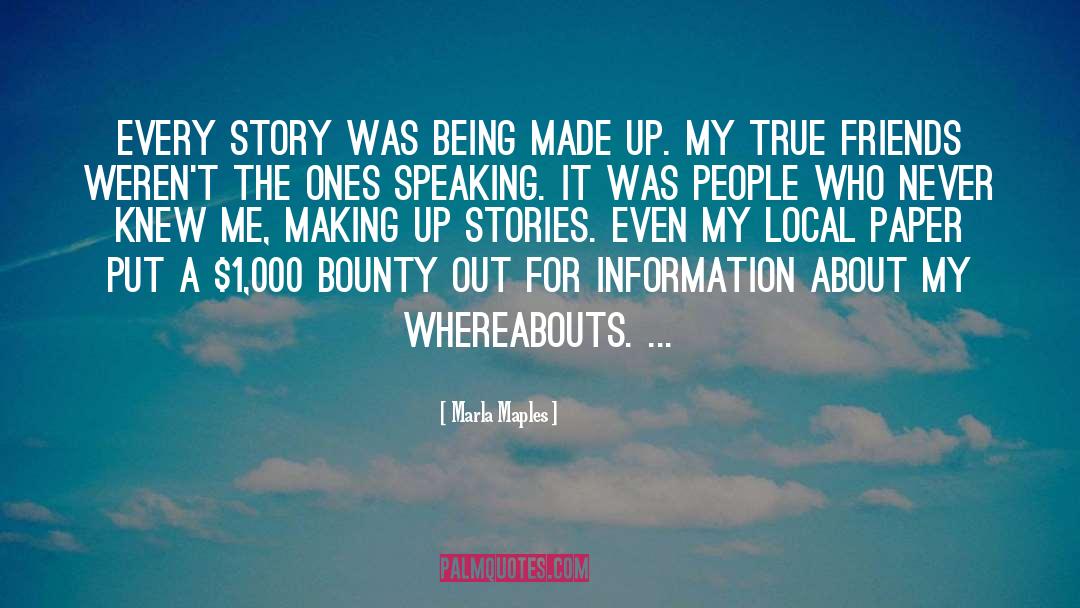 Whereabouts quotes by Marla Maples