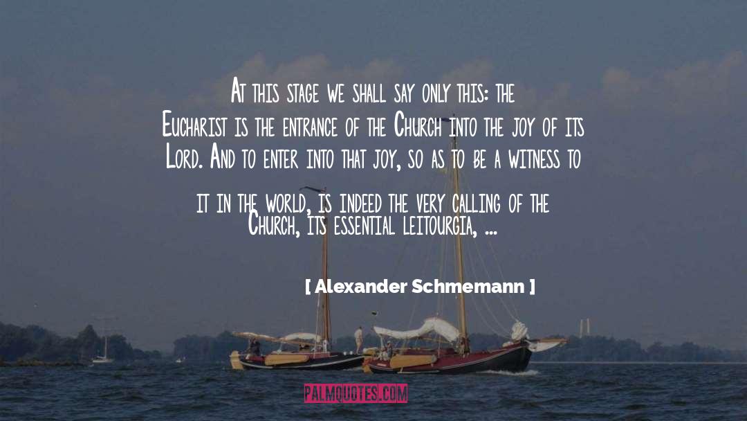Wherein We Enter The Museum quotes by Alexander Schmemann