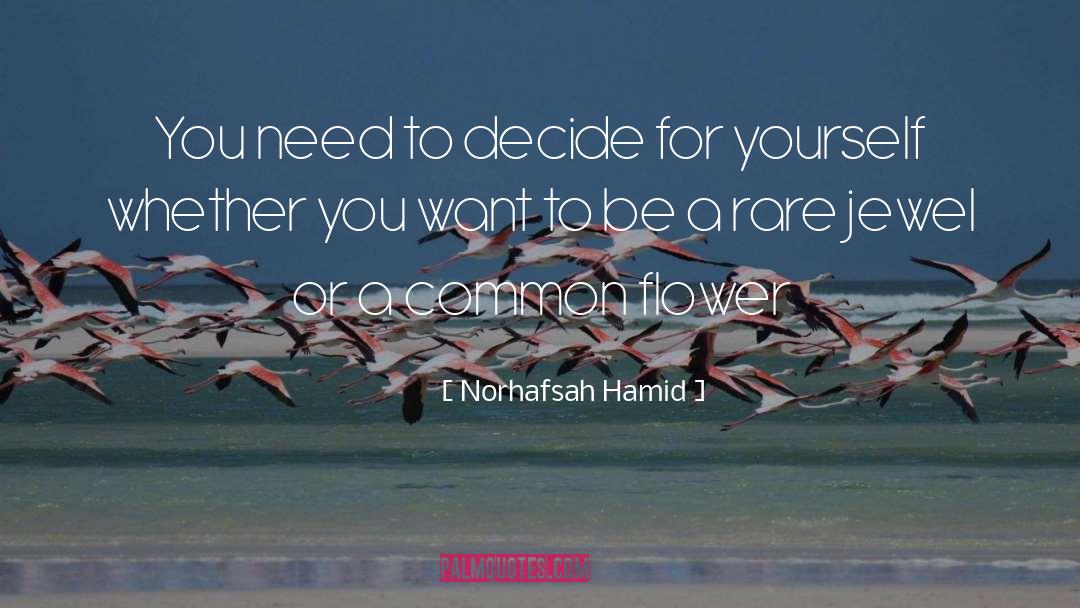 Whether quotes by Norhafsah Hamid