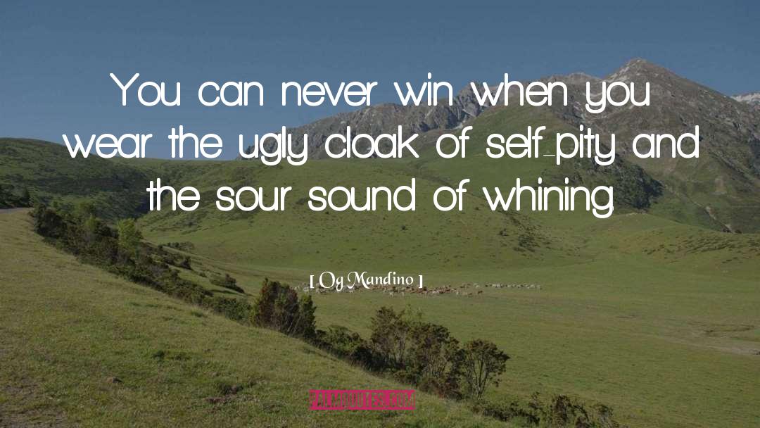 Whining quotes by Og Mandino