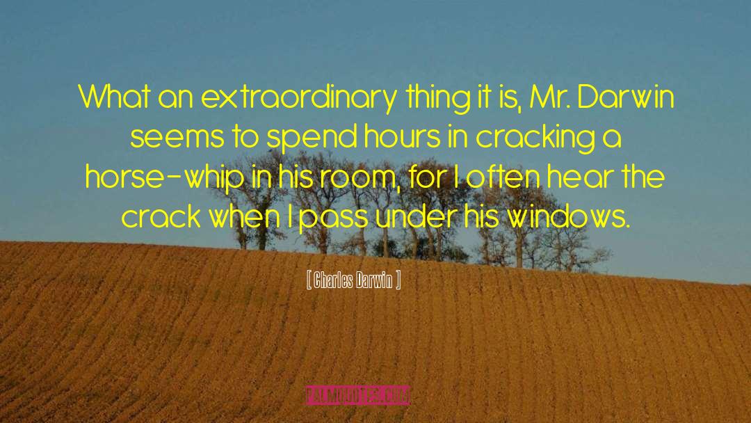 Whip quotes by Charles Darwin
