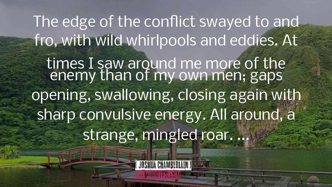 Whirlpools quotes by Joshua Chamberlain