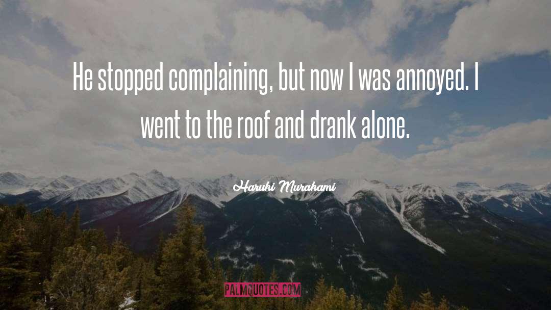 Whiskey Drinking quotes by Haruki Murakami
