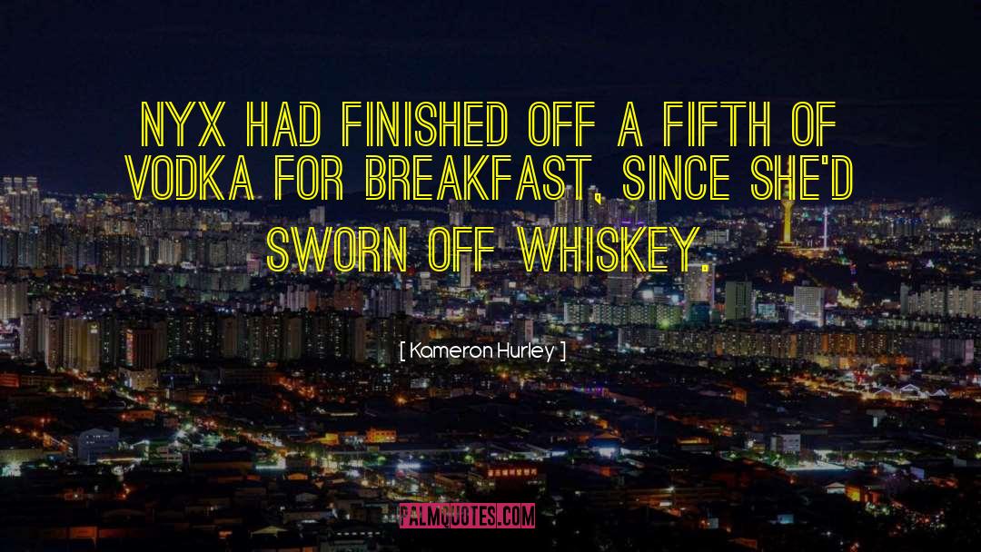 Whiskey quotes by Kameron Hurley