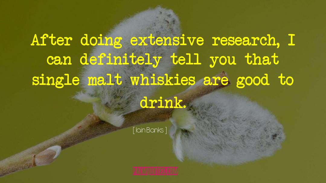 Whisky quotes by Iain Banks