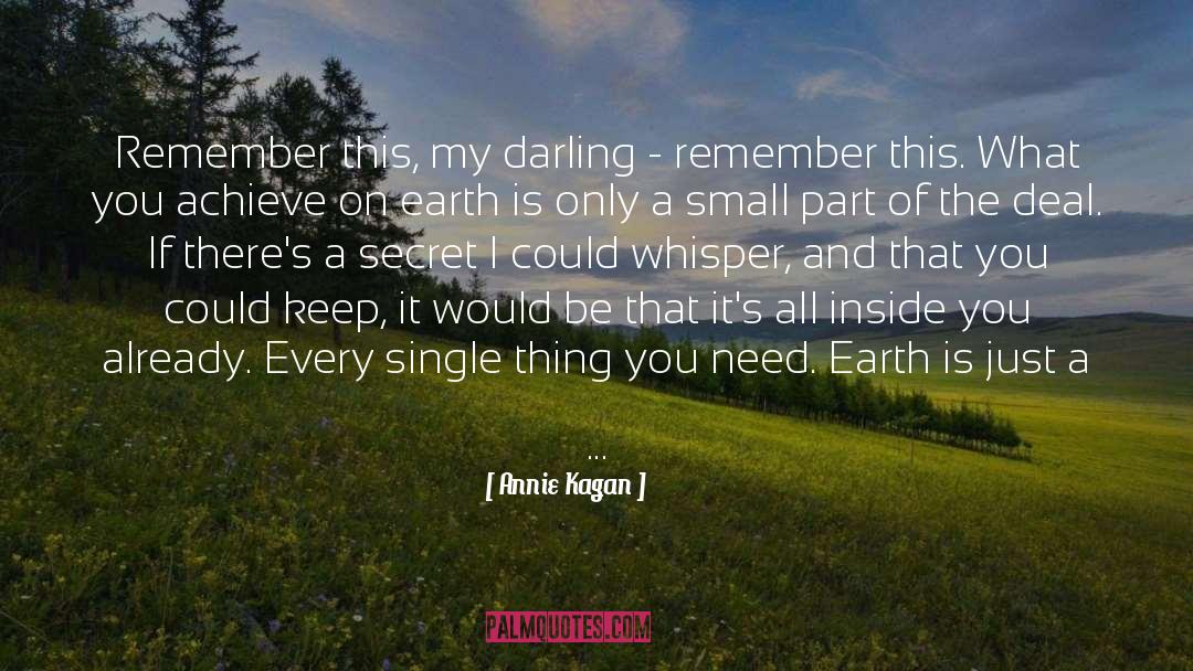 Whisper quotes by Annie Kagan