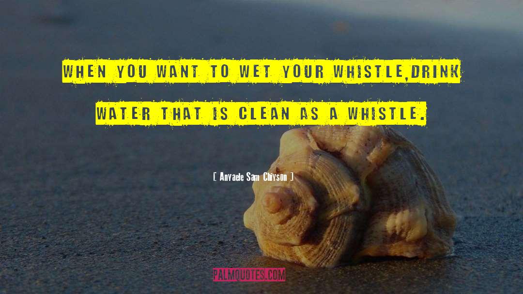 Whistle quotes by Anyaele Sam Chiyson