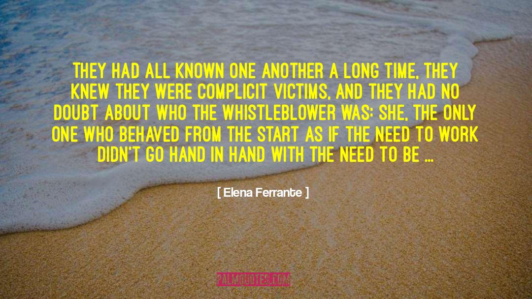 Whistleblower quotes by Elena Ferrante
