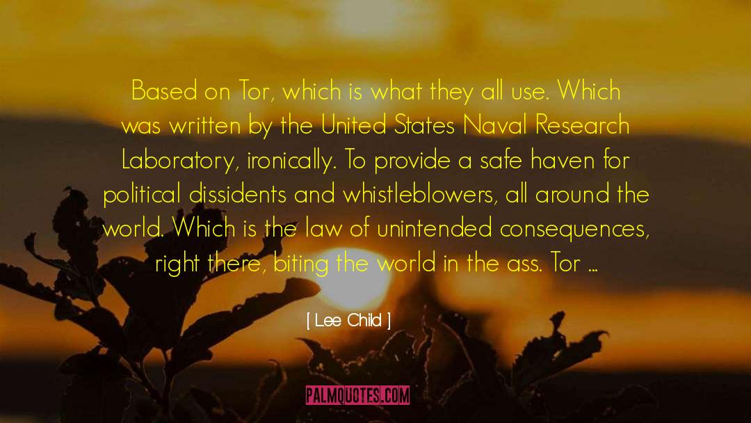 Whistleblowers quotes by Lee Child