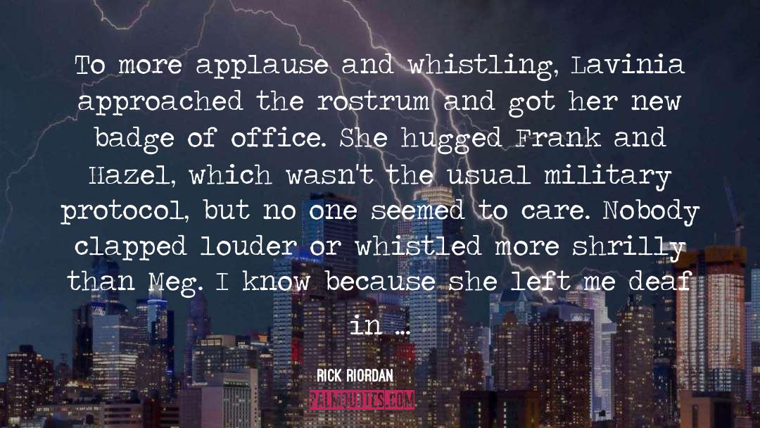 Whistled quotes by Rick Riordan