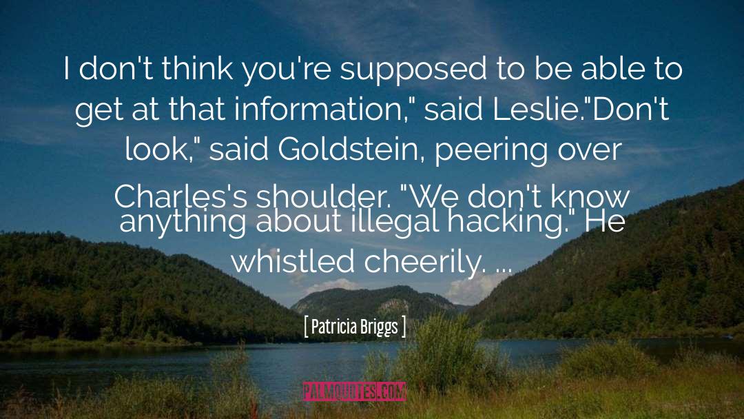 Whistled quotes by Patricia Briggs