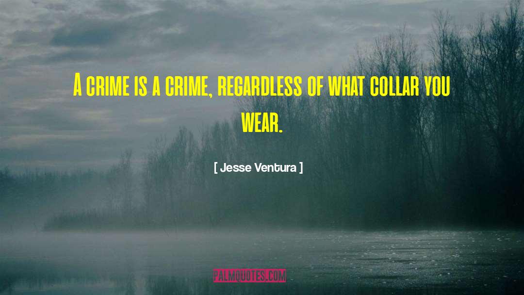 White Collar Crime quotes by Jesse Ventura