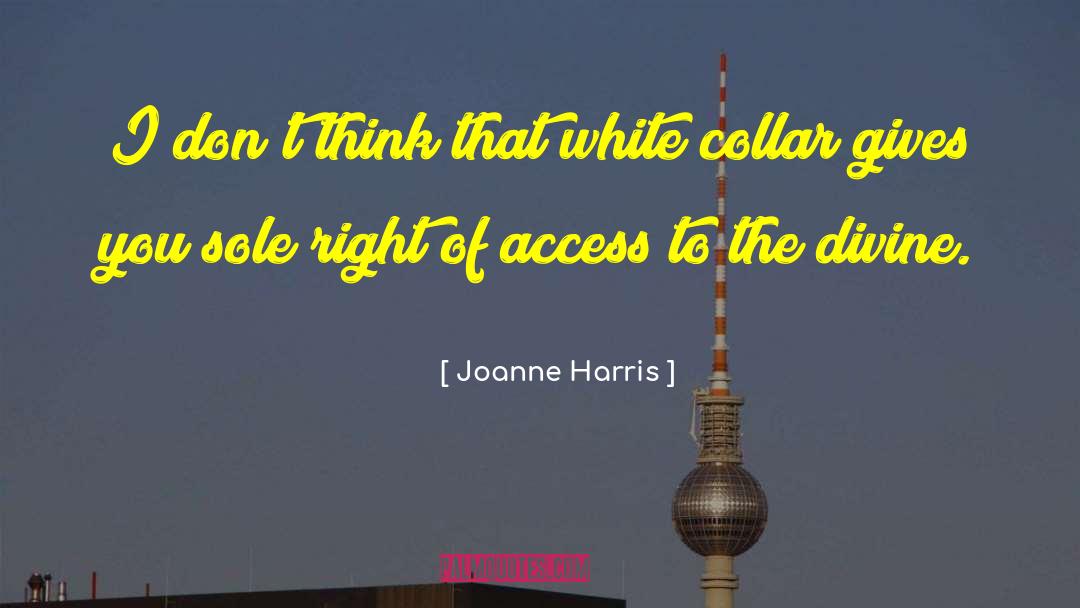 White Collar quotes by Joanne Harris