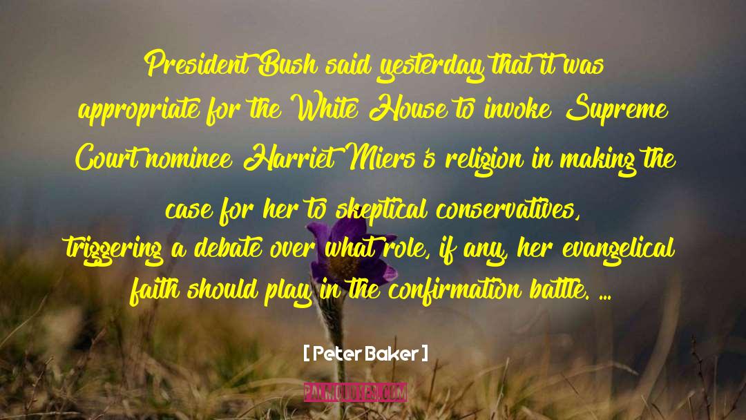 White House Series quotes by Peter Baker