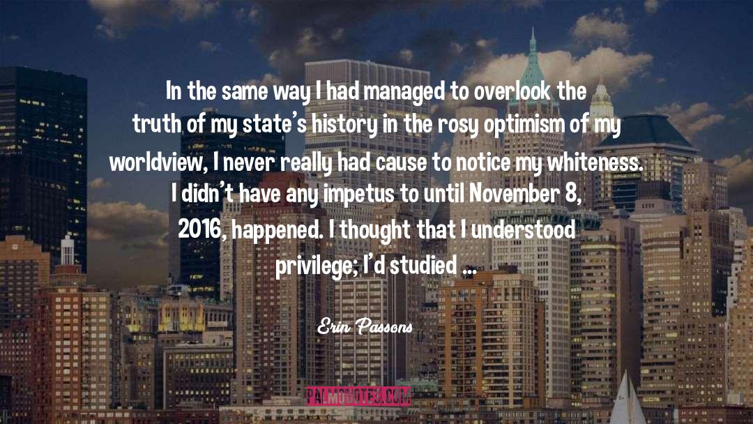 White Privilege quotes by Erin Passons