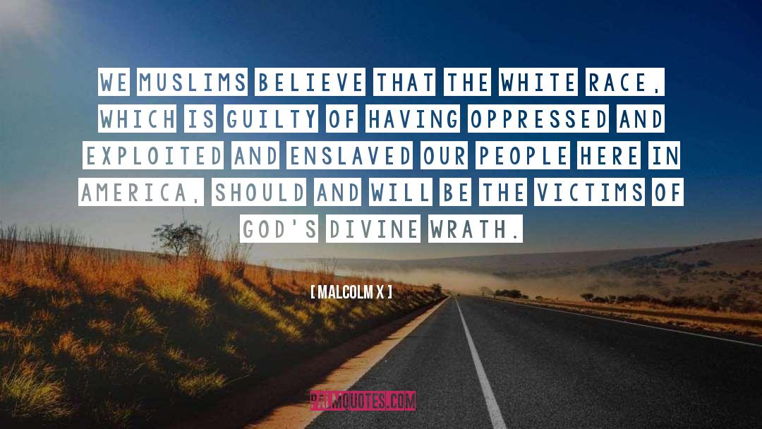 White Race quotes by Malcolm X