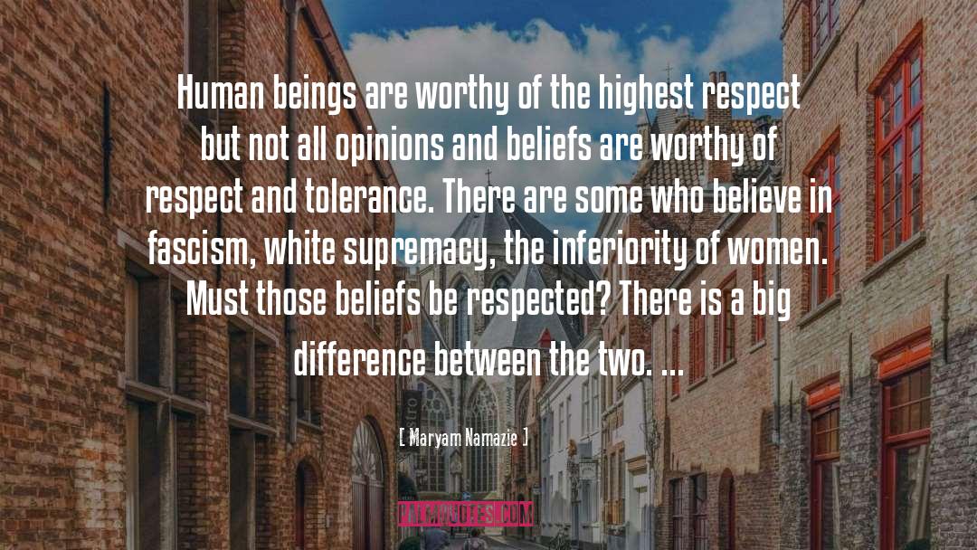 White Supremacy quotes by Maryam Namazie