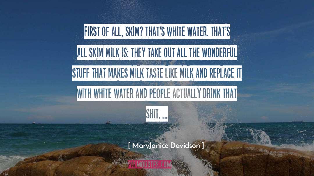 White Water quotes by MaryJanice Davidson