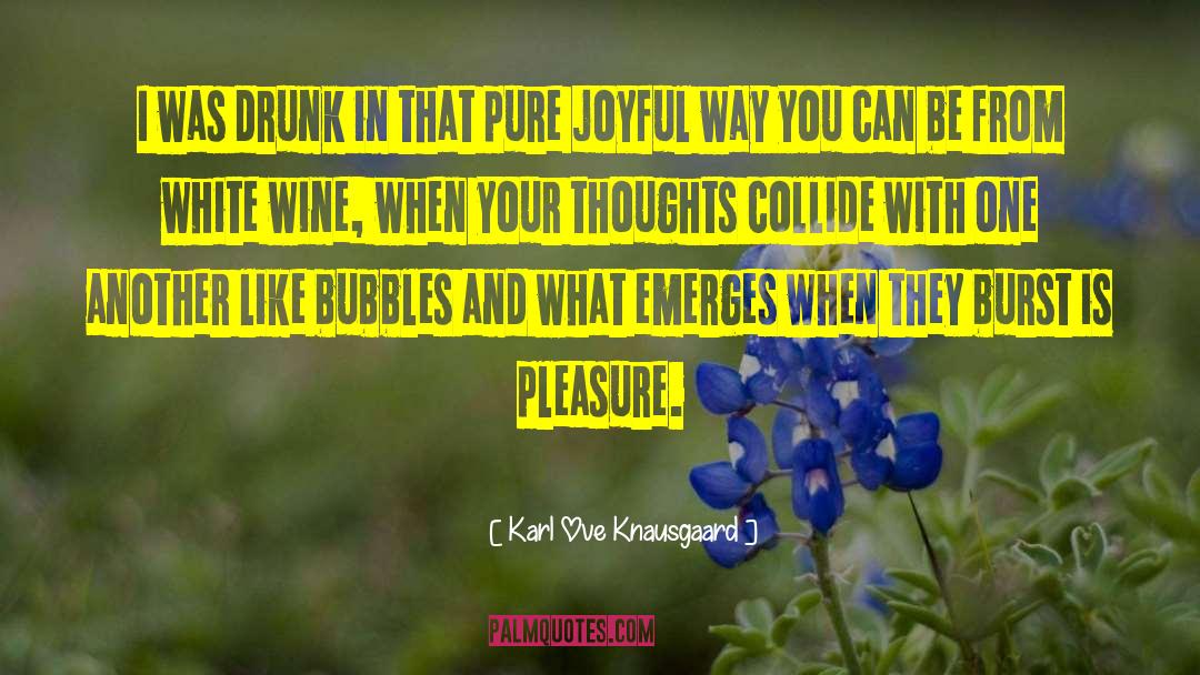 White Wine quotes by Karl Ove Knausgaard