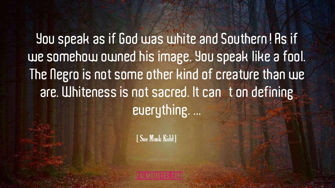 Whiteness quotes by Sue Monk Kidd