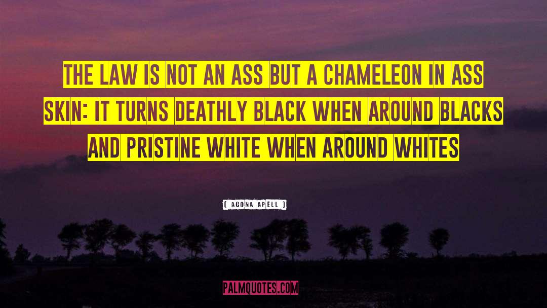 Whites quotes by Agona Apell