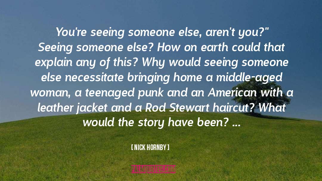 Whitewall Haircut quotes by Nick Hornby