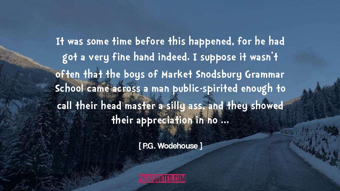 Whitewing Market quotes by P.G. Wodehouse