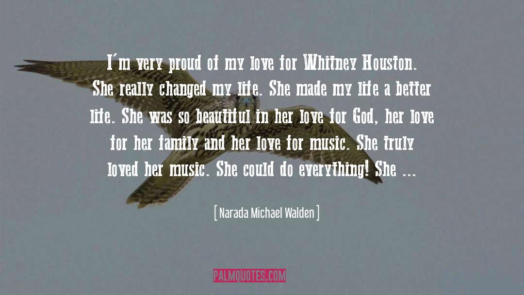 Whitney Houston quotes by Narada Michael Walden