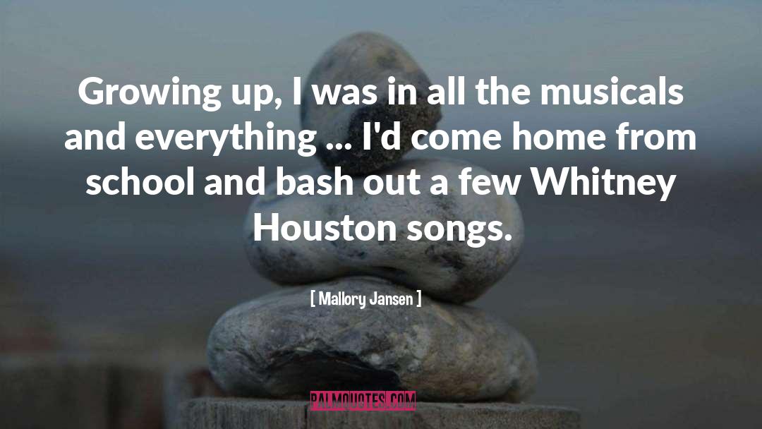 Whitney Houston quotes by Mallory Jansen