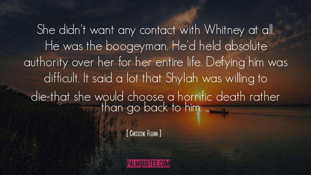 Whitney quotes by Christine Feehan