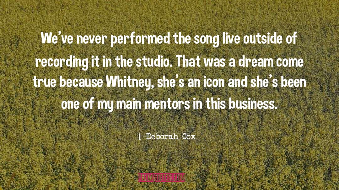 Whitney quotes by Deborah Cox