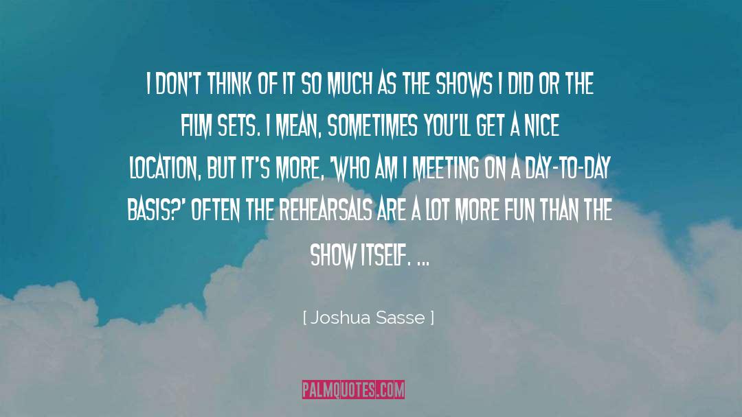 Who Am I quotes by Joshua Sasse