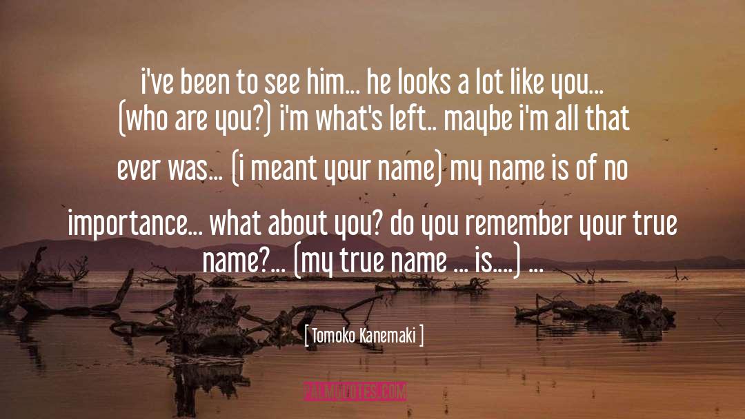 Who Are You quotes by Tomoko Kanemaki