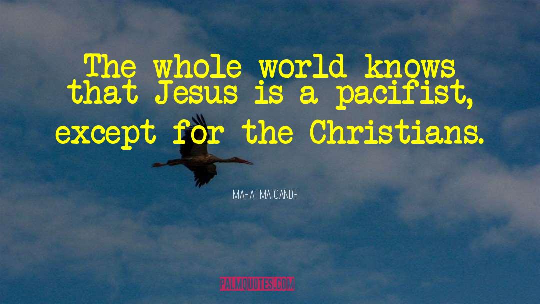 Who Jesus Is quotes by Mahatma Gandhi