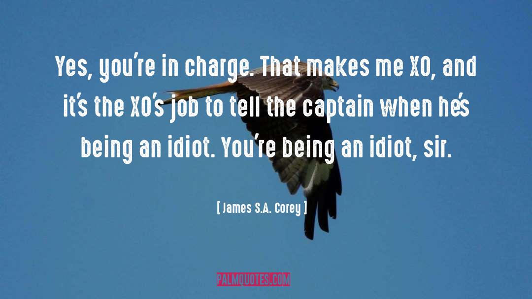 Who S In Charge quotes by James S.A. Corey