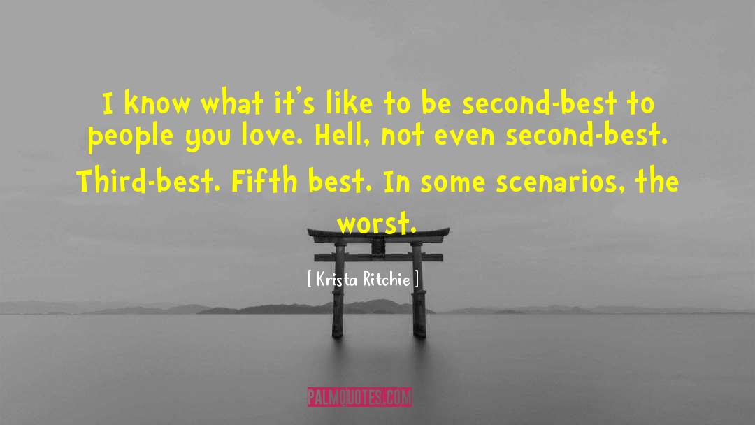 Who To Love quotes by Krista Ritchie