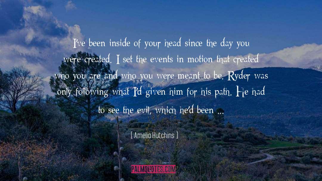 Who You Are In Your Heart quotes by Amelia Hutchins