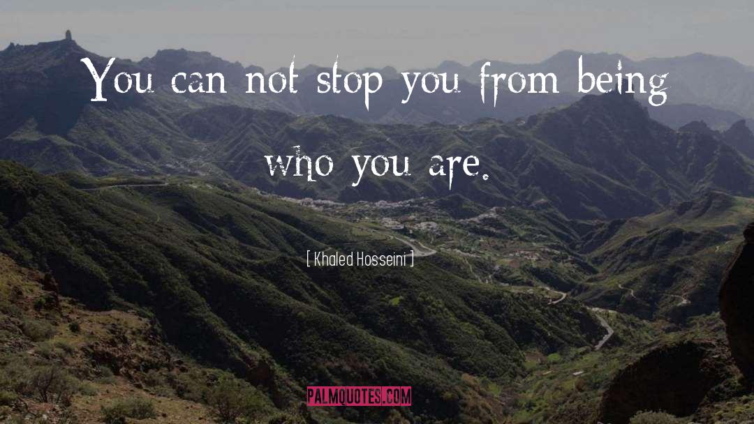 Who You Are quotes by Khaled Hosseini