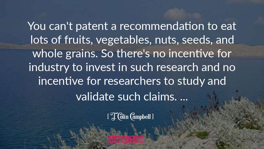 Whole Grains quotes by T. Colin Campbell