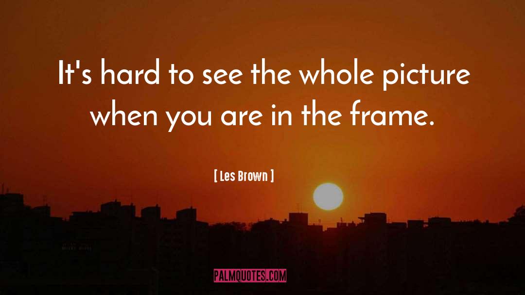 Whole Picture quotes by Les Brown