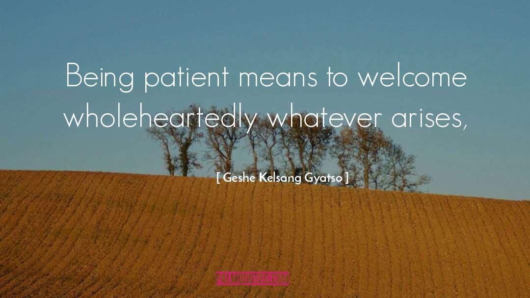 Wholeheartedly quotes by Geshe Kelsang Gyatso