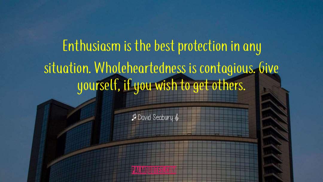 Wholeheartedness quotes by David Seabury