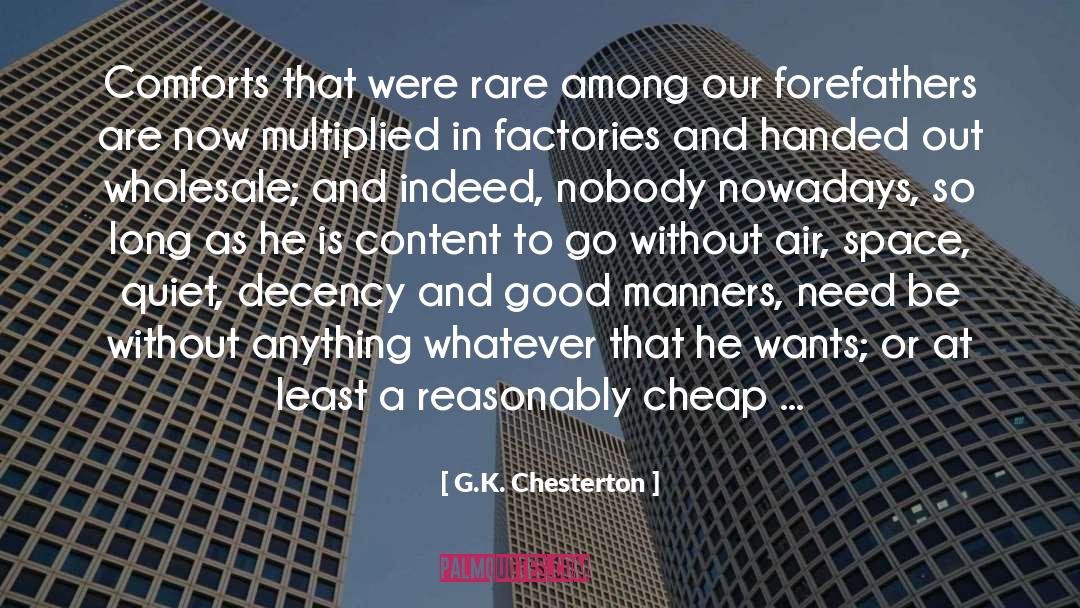 Wholesale quotes by G.K. Chesterton