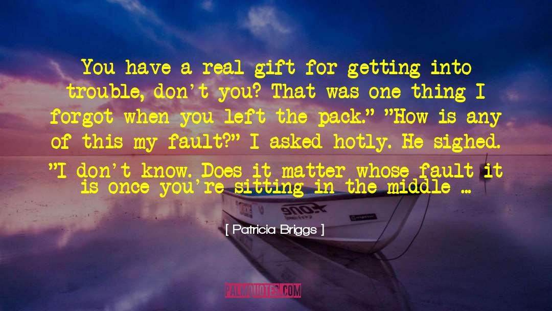 Whose Fault It Is quotes by Patricia Briggs