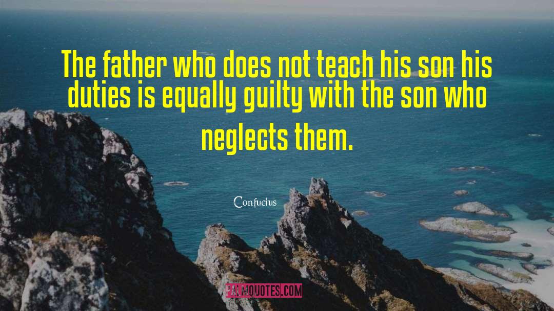 Whose Son quotes by Confucius