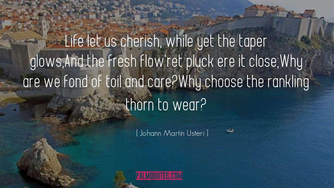 Why Choose quotes by Johann Martin Usteri
